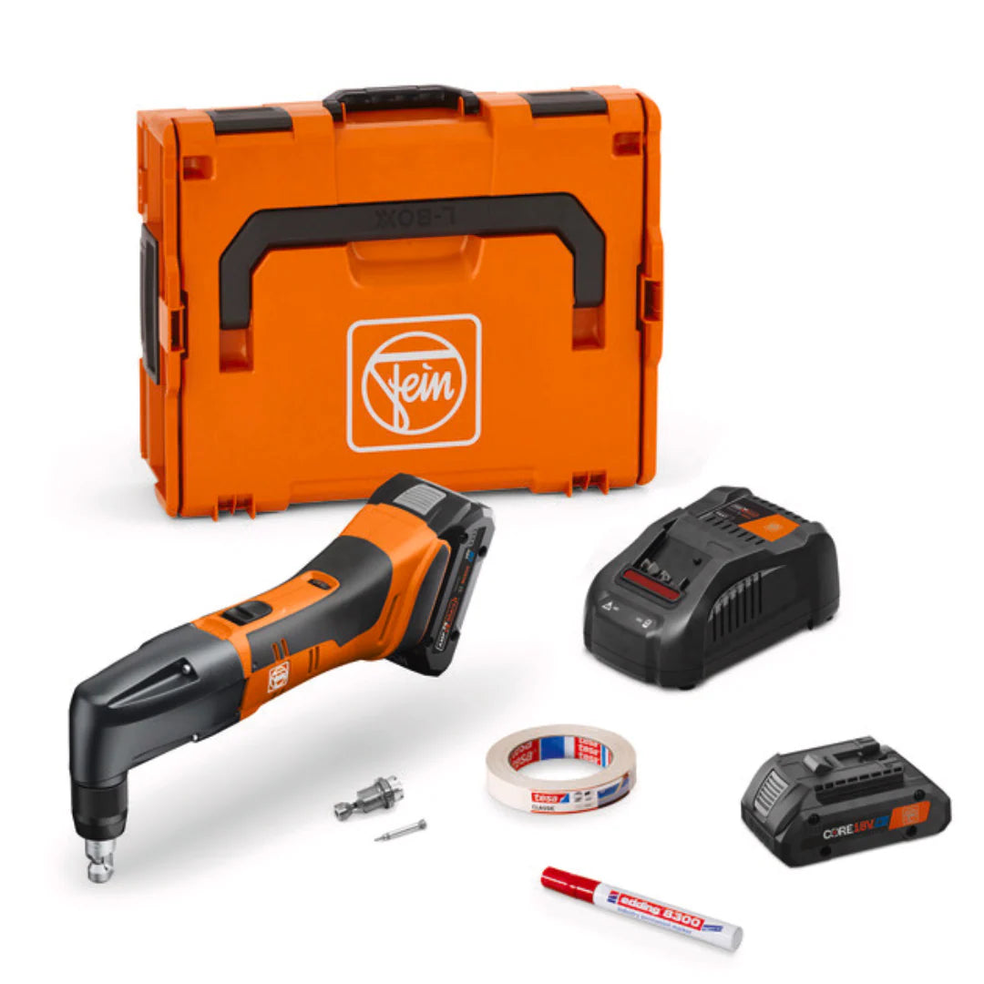 FEIN NIBBLER 18v Cordless 17 gauge Sheet Metal Nibbler - ABLK 18 1.3 CSE AS