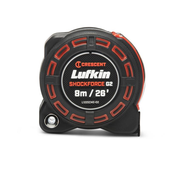 Crescent Lufkin L1225CME-02 1-1/4" x 8m/26' Shockforce Nite Eye™ G2 Tape Measure