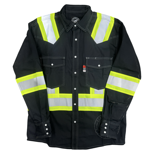 BANDITOS BLACK HI-VIS FR SHIRT